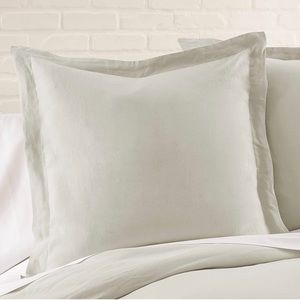 Levtex Home l 26x26 Timeless Collections Washed Natural Linen Euro Pillow Sham